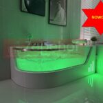 Wanna z hydromasażem CLF-3132 prostokątna 150cmx75cmx59cm lewa