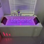 Wanna z hydromasażem LS-4420 150cmx75cmx58cm chromoterapia podgrzewacz