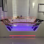 Wanna z hydromasażem CX-5090 prostokątna 180cmx120cmx59cm 4 osobowa WODOSPAD chromoterapia