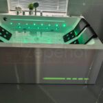 Wanna z hydromasażem CX-5050 prostokątna 170cmx120cmx59cm 4 osobowa WODOSPAD chromoterapia