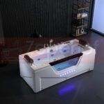 Wanna BC-638B z hydromasażem prostokątna 180cmx80cmx73cm z podgrzewaczem+pilot