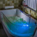 Wanna z hydromasażem RS-1132 prostokątna 150cmx75cmx59cm prawa