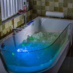 Wanna z hydromasażem RS-1132 prostokątna 150cmx75cmx59cm lewa