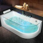 Wanna z hydromasażem RS-1133 prostokątna 170cmx80cmx59cm prawa