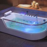 Wanna z hydromasażem CLF-3133prostokątna 170cmx80cmx59cm prawa